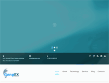Tablet Screenshot of genpex.com